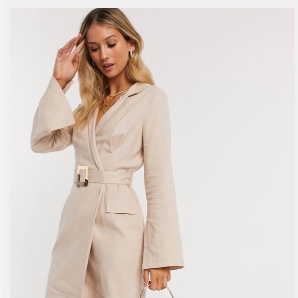 Blazer dress with belt - Picture 6 of 6